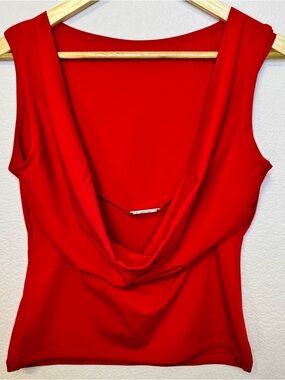 Abercrombie & Fitch Red Crowl Back Sleeveless Top NWT Medium